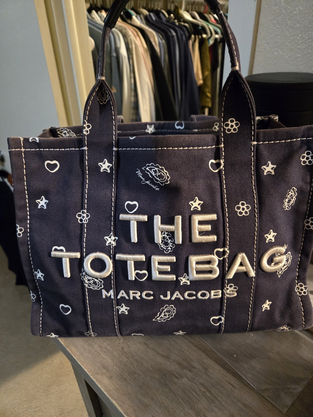 Marc Jacobs The Tote Bag Medium Bandana Canvas Tote Bag